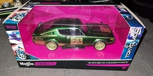 Maisto 1:24 1973 Nissan Skyline 2000GT-R (KPGC110) #73 Green Tokyo Mod 32539 Car - Picture 1 of 10