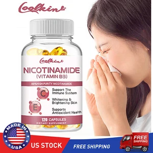 Nicotinamide Vitamin B3 - Anti-aging, Skin Whitening, Energy Metabolism, Immune - Picture 1 of 9