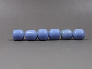 6 vecchie PERLINE commerciali cinesi in vetro di Pechino colore viola #PG42 - Foto 1 di 3