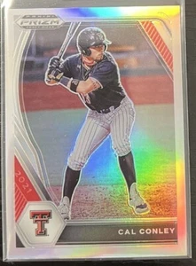 2021 Panini Prizm Draft Picks Silver Prizm Cal Conley #PDP126 Atlanta Braves - Picture 1 of 2