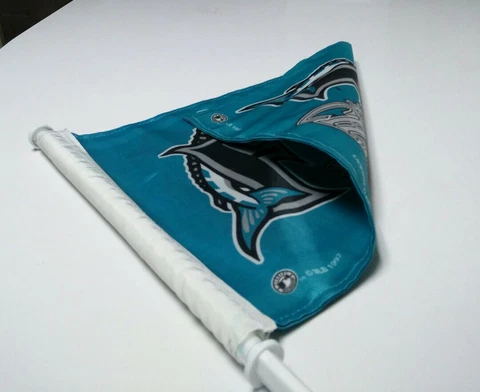 Car Flag Wall Florida Marlins Two Sided Mount Window MLB Turquoise 2007 licensed Cover