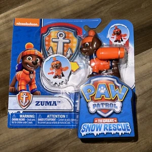 New Paw Patrol Nickelodeon The Great Snow Rescue ZUMA - Picture 1 of 4