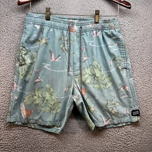 Rip Curl Mens Board Shorts Size Small Birds Lay Days Elastic Waist Drawstring - Picture 1 of 14