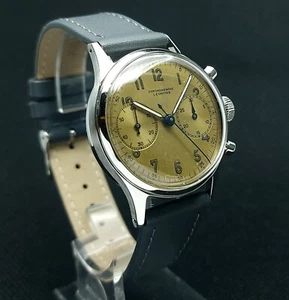 HEUER Silverstone ref.110.313 F vintage 1974 automatic chronograph Cal.12 fume - Picture 1 of 12