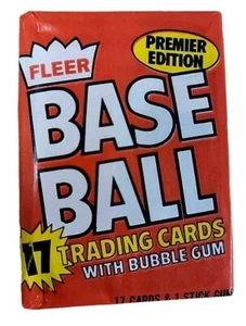 1X MLB 1981 Baseball FLEER WAX PACK FACTORY SEALED ROOKIE RC - Picture 1 of 2