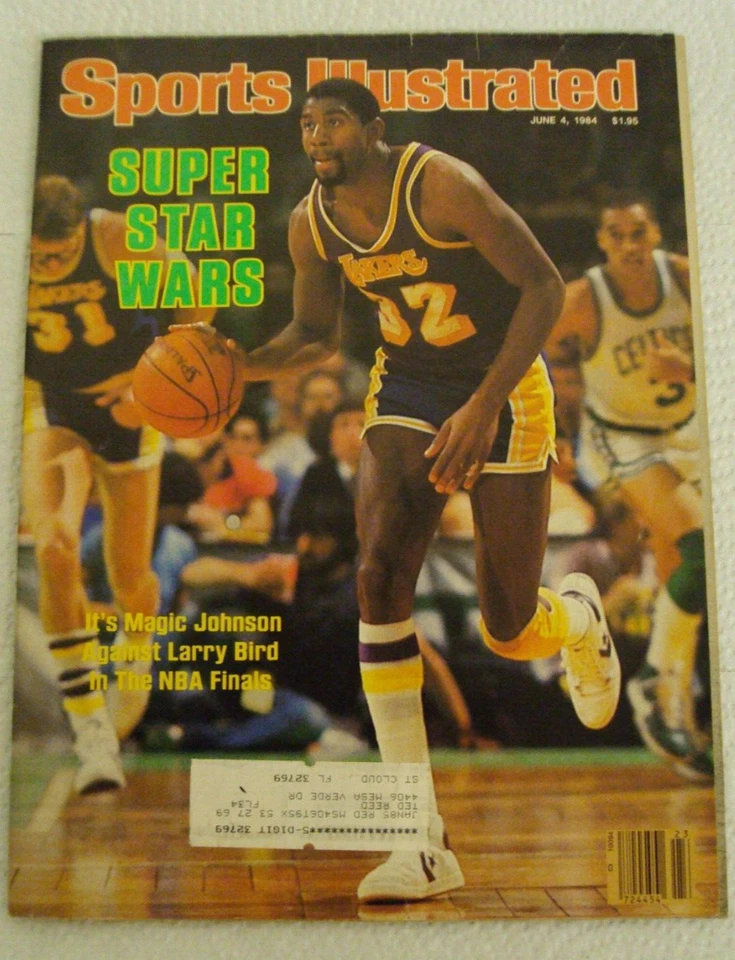 Revista Sports Illustrated - Magic Johnson - 4 de junio de 1984 Foto 1 de 1