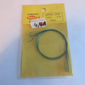 3 bas de ligne ARCA - Supple Steel – 40 cm – 3 kg - 4,41 - Photo 1/1