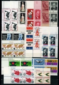 SC# 1182, 1261-76 Complete Collection of 1965 Commorative Plate Blocks - 17 PB's - Picture 1 of 1