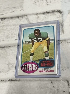 1976 Topps Set-Break #360 Fred Carr NM-MT OR BETTER Vintage NFL Football Card - Image 1 of 3