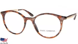 NEW D&G Dolce& Gabbana DG 3292 3131 CUBE BRONZE EYEGLASSES 50-20-140 B45mm Italy - Picture 1 of 12