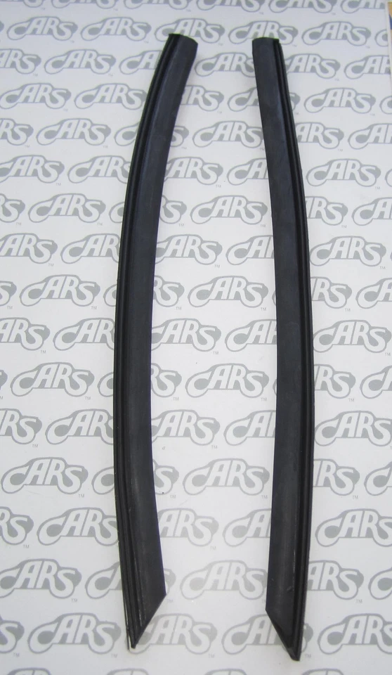 1966-1970 Buick Riviera Quarter Window Vertical Seals. Pair. Steel Core. New - Image 1 of 1