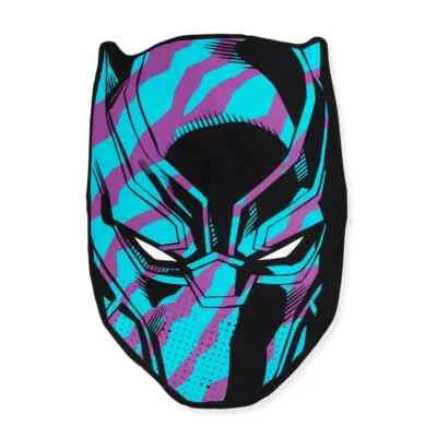 Black Panther Shaped Beach Towel Marvel Avengers - Image 1 of 4