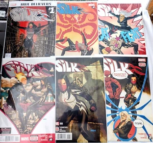 Silk Full Run 1 2 3 4 5 6 Alta Qualità! "Dalle pagine di Spider-Verse!" 🕷️🕸️ - Foto 1 di 8