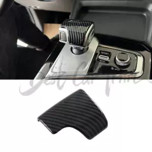 Carbon Fiber Inner Gear Shift Konb Cover Trim For Isuzu D-Max Dmax 2023 2024 - Picture 1 of 5