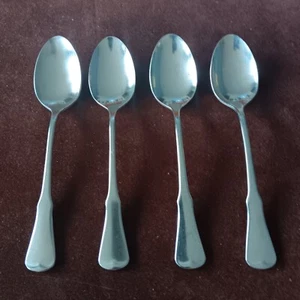 4er Set Oneida Community Edelstahl Patrick Henry Teelöffel 6" SCHÖN!! - Bild 1 von 2
