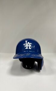 Steve Yeager Signed LA Dodgers Mini Helmet BAS I74844