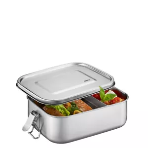 Lunchbox ENDURE Edelstahl Mit Fach 1000Ml Brotdose Kinder Brotbox Vesperbox Box - Bild 1 von 6