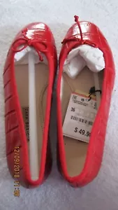 ZARA BASIC COLLEZIONE USA TAGLIA 6 PELLE DI CROCK ROSSA. - Foto 1 di 5