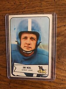 Jim Neal 1954 Bowman Football Card