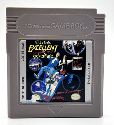 Bill & Ted’s Excellent Adventure (Nintendo GameBoy) Vintage Video Game - Tested - Image 1 of 4