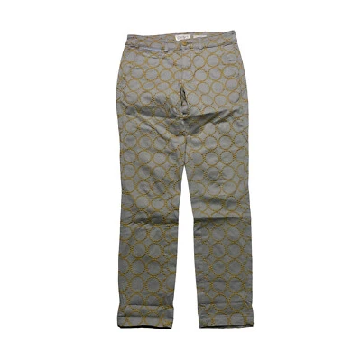 Chino by Anthropologie Relaxed Fit Pants Womens Size 26 Khaki Geometric Print - Image 1 of 4
