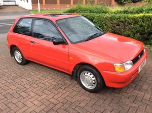 1991 TOYOTA STARLET 1.0 GL RED EP80 NON GT TURBO GLANZA - Picture 1 of 12