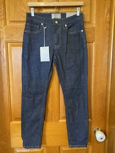 Pantalones de mezclilla ajustados al tobillo BY19 Everlane tiro medio índigo oscuro para mujer 27 - Imagen 1 de 4