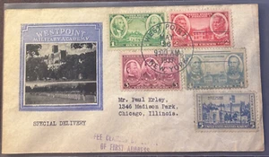 #785-789 Army Combination FDC with West Point cachet - Picture 1 of 1