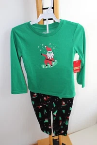 jammies for Families Boys NWT Size 4T Pajamas PJ's Sleepwear NWT NEW Santa - Picture 1 of 2