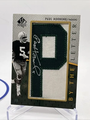 2007 UD SP Authentic Paul Hornung By The Letter “P” Auto Autograph /50 Packers - Image 1 of 4
