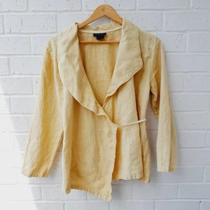 Nordli & Meerman Linen Jacket Top Contemporary Lagenlook Resort Coastal Sz: 1(M) - Picture 1 of 8