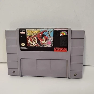 Spiderman X-men Arcades Revenge SNES Super Nintendo Tested Good Condition 🔥 - Image 1 of 4