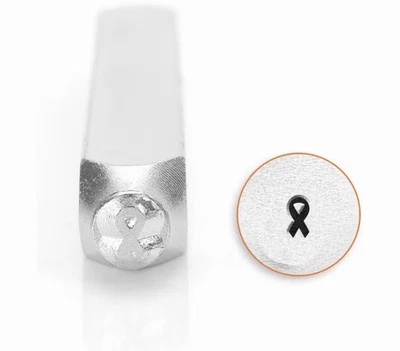 Estampillas de diseño de metal de ImpressArt cinta de concienciación de 3 mm Foto 1 de 3