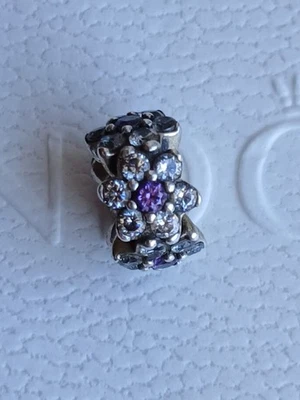 Original Pandora Element, Zirkonia, retired, lila, weiß  - Bild 1 von 3