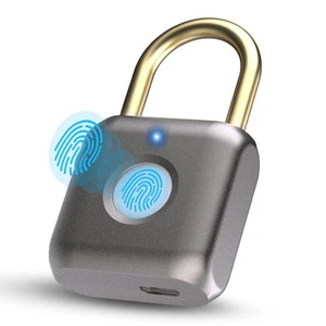 Fingerprint Padlock, Smart Padlock, Locker Lock, Biometric Keyless Fingerprin... - Picture 1 of 8