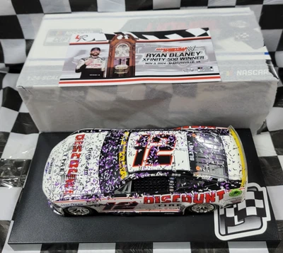 Ryan Blaney #12 DISCOUNT TIRE Martinsville WIN 2024 Mustang 1:24 C122423DCTRBF - Image 1 of 4