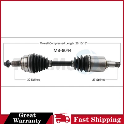 Conjunto de eje delantero derecho SURTRACK para Mercedes-Benz C300 2008-2014 92939CV Foto 1 de 3