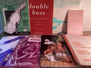 8x Double Bass Student Books Grades 1-5 Learning Beginners Etc USED - Bild 1 von 10
