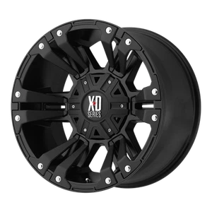 17x9 XD Series XD822 Matte Black Wheels 5x5 (-12mm) Set of 4 - Picture 1 of 5