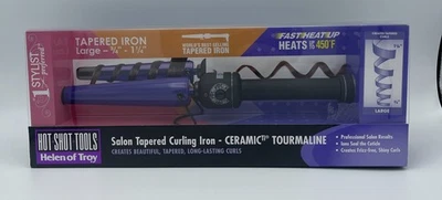 Helen of Troy Hot Shot Herramientas Salón Rizador Cónico Grande Cerámica Turmalina Foto 1 de 4