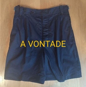 Pantalones Cortos A VONTADE Gurkha Años 80 Azul Marino Talla L - Imagen 1 de 5