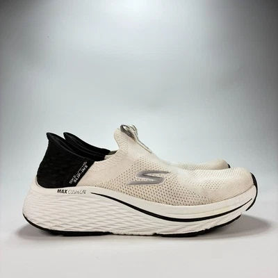 Skechers Max Cushioning Elite 2.0 White Black Running Shoes 129611 Womens Sz 8.5 - Image 1 of 4