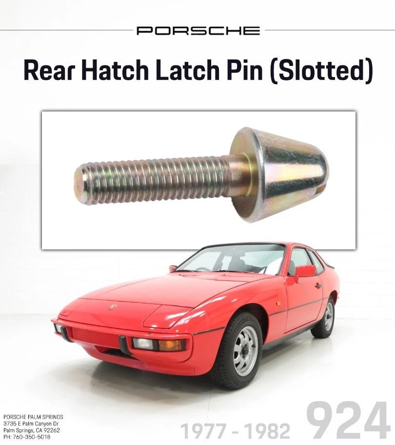 1977-1982 Porsche 924 Rear Hatch Latch Pin (Slotted) GENUINE 477827527 — 第 1/2 张图片