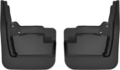 Guardabarros personalizados Husky Liners | Se adapta a GMC Sierra 1500 2019-2025 | Delantero negro  Foto 1 de 4