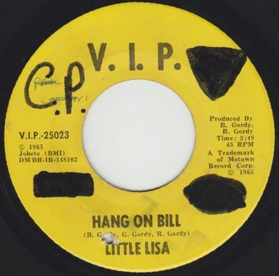 Little Lisa: Hang On Bill / Puppet On A String (V. I. P. 25023) Northern Soul 7" - Изображение 1 из 2