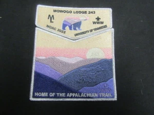 Mowogo 243 Silver Mylar Border NOAC 2022 2 Piece Set   D3 - Picture 1 of 1
