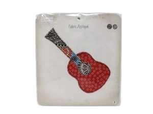 Aplique de tela Sew Little Time - Nuevo - Guitarra - Imagen 1 de 1