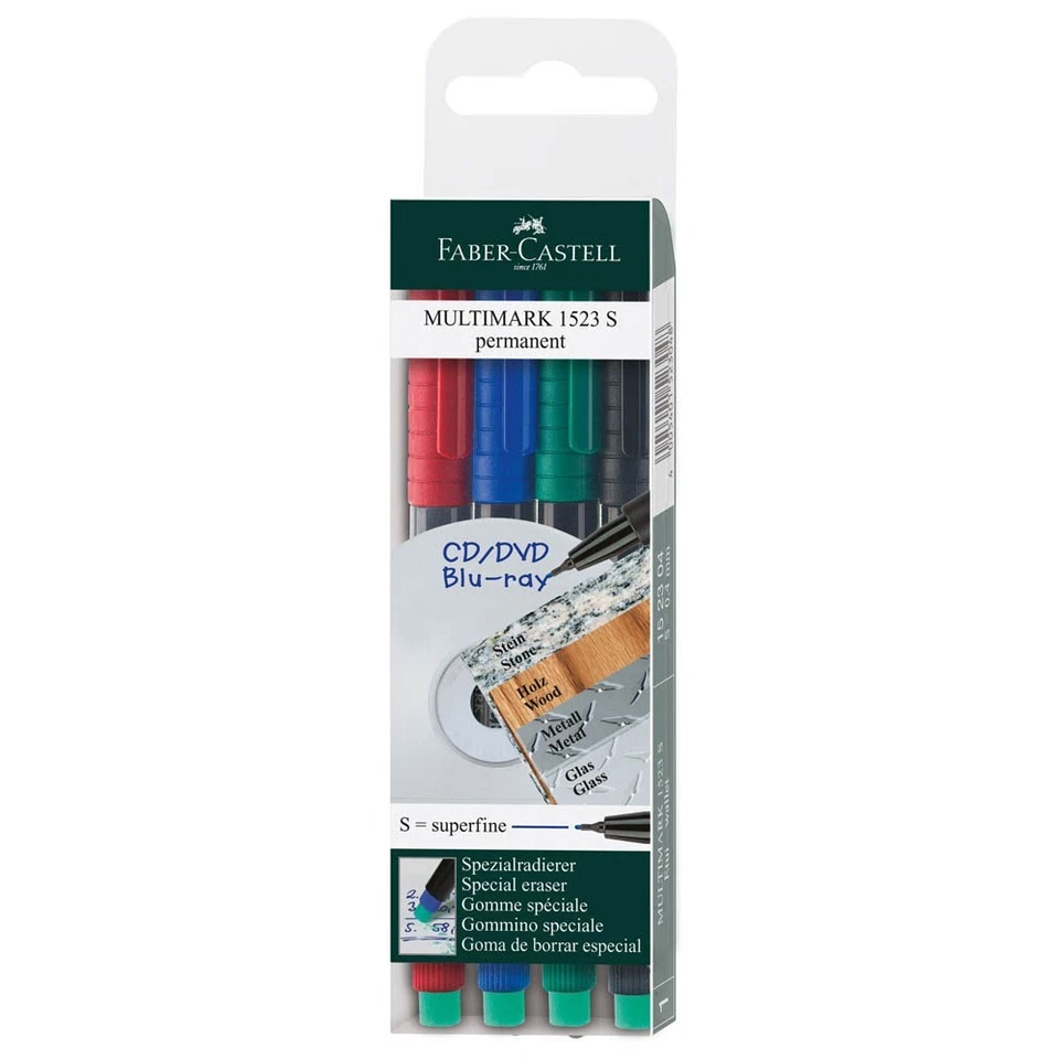Preiskracher Faber-Castell MULTIMARK permanent S/152304. Sortiert. s