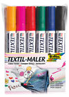 folia Textilmarker 6er Set farbig sortiert