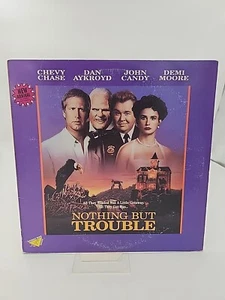 NOTHING BUT TROUBLE Laserdisc Chevy Chase John Candy Dan Aykroyd Horror Comedy - Picture 1 of 9